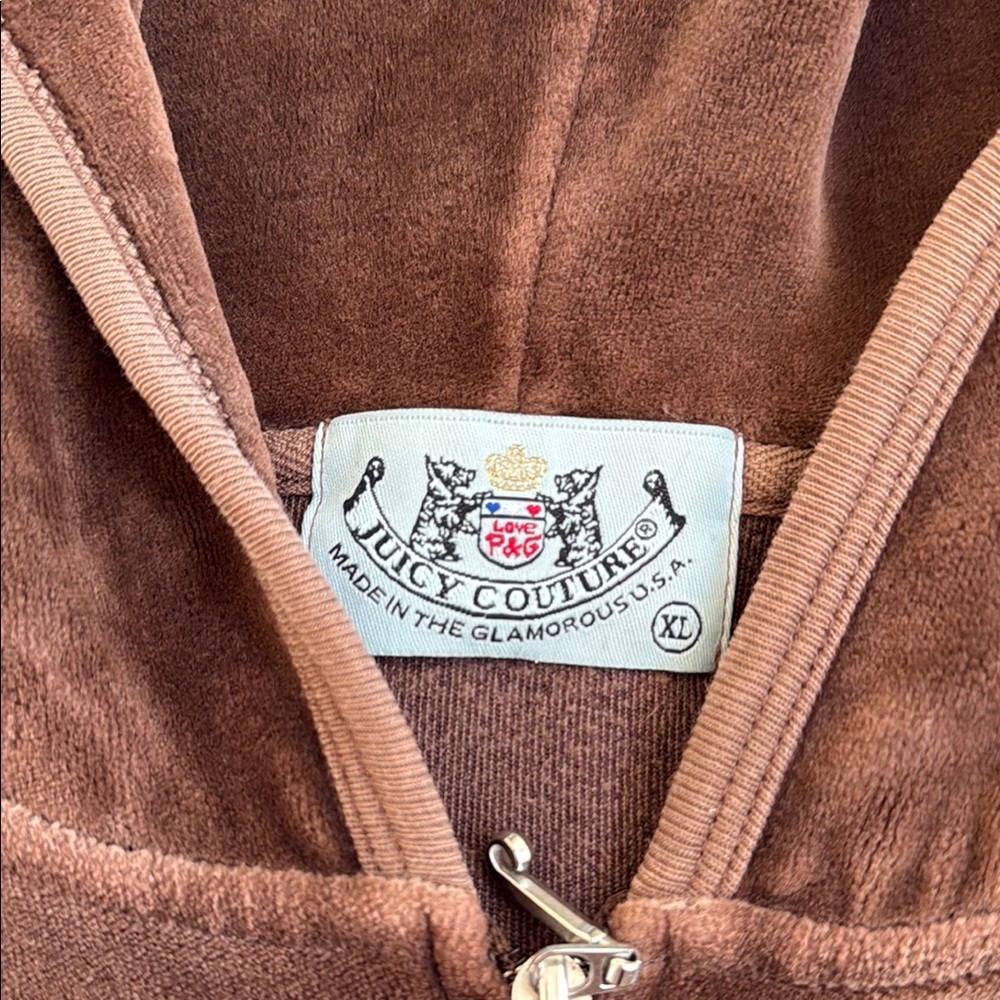 Juicy Couture Chocolate Velvet Jacket